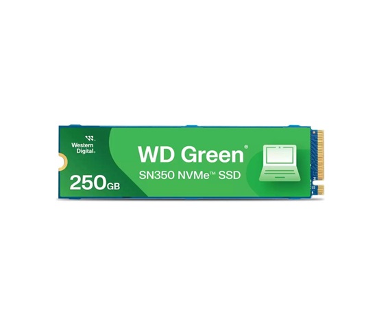 WD GREEN SSD NVMe 250GB PCIe SN350, Gen3 8GB/s, (R:2400/W:900 MB/s)