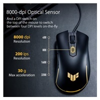 ASUS myš TUF GAMING M3 GEN II (P309), drátová, černá