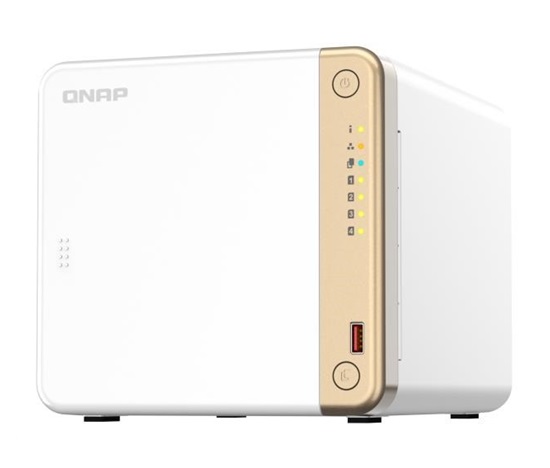 QNAP TS-462-4G(2C/Intel® Celeron® N4505/2,9GHz/4GBRAM/4x3,5"SATA/1x2,5GbE/2xUSB3.2/1xHDMI/2xM.2PCIe)