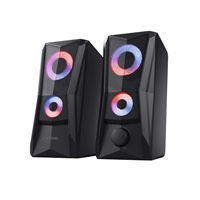 TRUST reproduktory GXT 606 Javv RGB-Illuminated 2.0 Speaker Set, černá