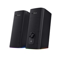 TRUST reproduktory GXT 612 CETIC RGB-Illuminated 2.0 Speaker Set, Bluetooth, černá