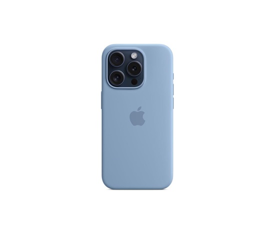 APPLE iPhone 15 Pro Silicone Case with MagSafe - Winter Blue