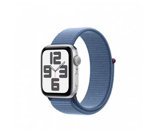 APPLE Watch SE GPS 40mm Silver Aluminium Case with Winter Blue Sport Loop