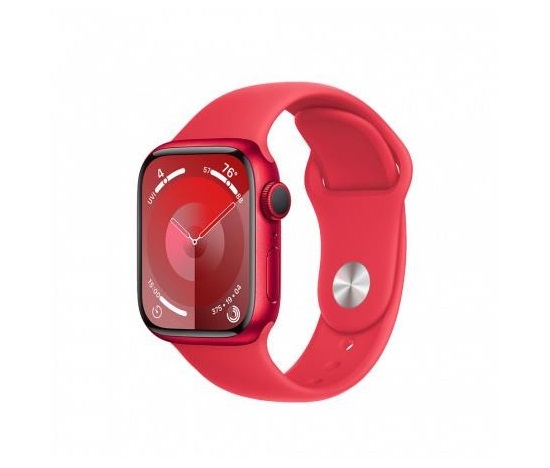 APPLE Watch Series 9 GPS 41mm RED Aluminium Case with RED Sport Band - M/L