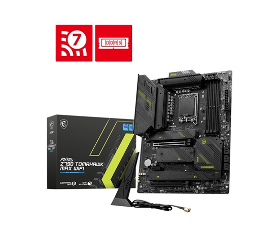 MSI MB Sc LGA1700 MAG Z790 TOMAHAWK MAX WIFI, Intel Z790, 4xDDR5, 1xDP, 1xHDMI, WI-FI