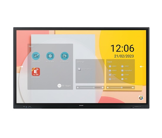 SHARP/NEC LCD 65" Infrared PN-LC652, 3840x2160, 450nit, 8ms, 16/7, VGA, DP, USB-C, HDMI, USB, dotykový displej