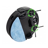 EVOLVEO RoboTrex H6, robotický vysavač, stírání vodou, nabíjecí stanice, černý