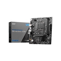 MSI MB Sc LGA1700 PRO H610M-E DDR4, Intel H610, 2xDDR4, 1xHDMI, 1xVGA, mATX