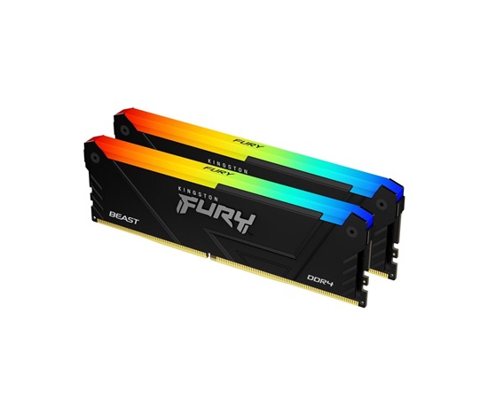 KINGSTON DIMM DDR4 32GB (Kit of 2) 3600MT/s CL18 FURY Beast RGB, XMP