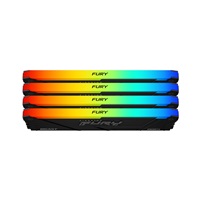 KINGSTON DIMM DDR4 64GB (Kit of 4) 3600MT/s CL18 FURY Beast RGB, XMP