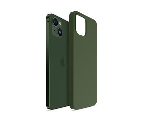 3mk Hardy Silicone MagCase pro Apple iPhone 15 Plus, Alphine Green