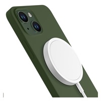3mk Hardy Silicone MagCase pro Apple iPhone 15 Plus, Alphine Green