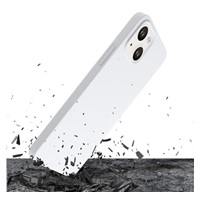 3mk Hardy Silicone MagCase pro Apple iPhone 15 Plus, Silver-White
