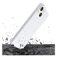 3mk Hardy Silicone MagCase pro Apple iPhone 15, Silver-White