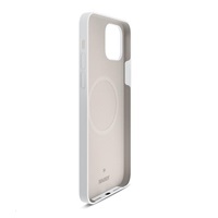 3mk Hardy Silicone MagCase pro Apple iPhone 15, Silver-White