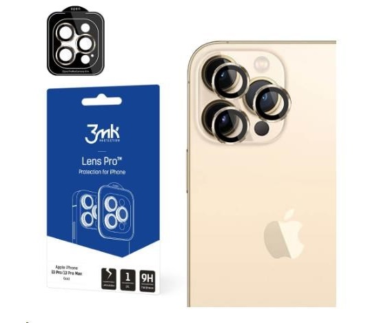 3mk Lens Protection Pro pro Apple iPhone 15 Pro, Dark Gold