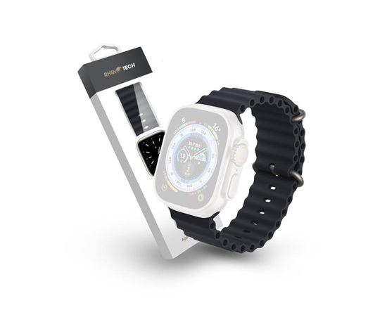 RhinoTech řemínek Ocean pro Apple Watch 38/40/41mm půlnočně modrá