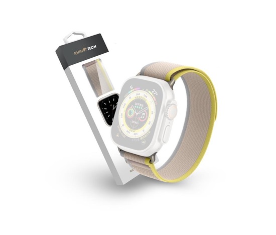 RhinoTech řemínek Ultra Wild Trail pro Apple Watch 38/40/41mm žlutá/béžová
