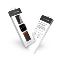 RhinoTech řemínek Ultra Wild Trail pro Apple Watch 42/44/45/49mm černá/šedá