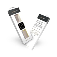 RhinoTech řemínek Ultra Wild Trail pro Apple Watch 42/44/45/49mm žlutá/béžová
