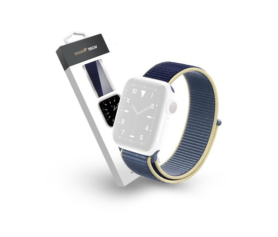 RhinoTech řemínek Magic Tape pro Apple Watch 38/40/41mm ledově modrá