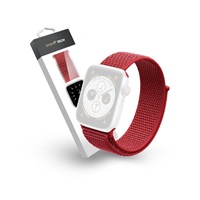 RhinoTech řemínek Magic Tape pro Apple Watch 38/40/41mm červená