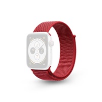 RhinoTech řemínek Magic Tape pro Apple Watch 38/40/41mm červená