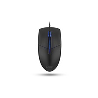 A4tech N-530S, podsvícená kancelářská myš, 1200 DPI, USB, černá