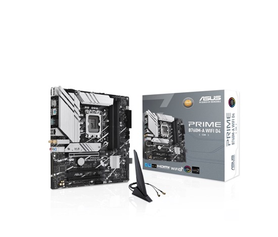 ASUS MB Sc LGA1700 PRIME B760M-A DDR4 CSM, Intel B760, 4xDDR4, 1xDP, 2xHDMI, mATX