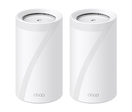 TP-Link Deco BE85(2-pack) WiFi7 Mesh(BE22000,2,4GHz/5GHz/6GHz,1x10GbELAN/WAN,1xSFP+/10GbELANcombo,2x2,5GbELAN/WAN,1xUSB)