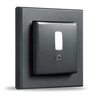 Homematic IP  PIR detektor pohybu -  pro 55 mm rámeček, vnitřní, antracit - HmIP-SMI55-A