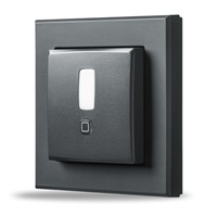 Homematic IP  PIR detektor pohybu -  pro 55 mm rámeček, vnitřní, antracit - HmIP-SMI55-A