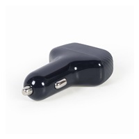 GEMBIRD Nabíječka do auta, 2x USB, rychlo-nabíječka, QC3.0, 36 W, černá