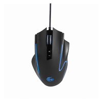 GEMBIRD myš RAGNAR RX300, podsvícená, 8 tlačítek, černá, 12 000DPI,  USB