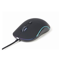 GEMBIRD myš MUS-UL-02, podsvícená, černá, 2400DPI, USB