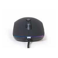 GEMBIRD myš MUS-UL-02, podsvícená, černá, 2400DPI, USB