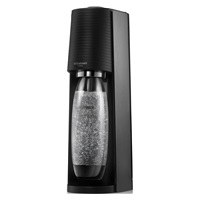 SodaStream Terra Black výrobník sody, mechanický, 1l láhev SodaStream Fuse, bombička s CO2, černý