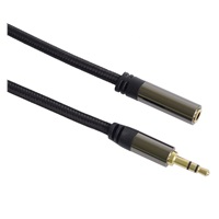 PREMIUMCORD kabel, stíněný, Jack 3.5mm - Jack 3.5mm M/F 1,5m