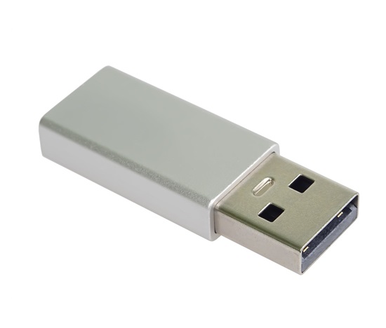 PremiumCord Adaptér USB-C na USB-A 2.0, stříbrná