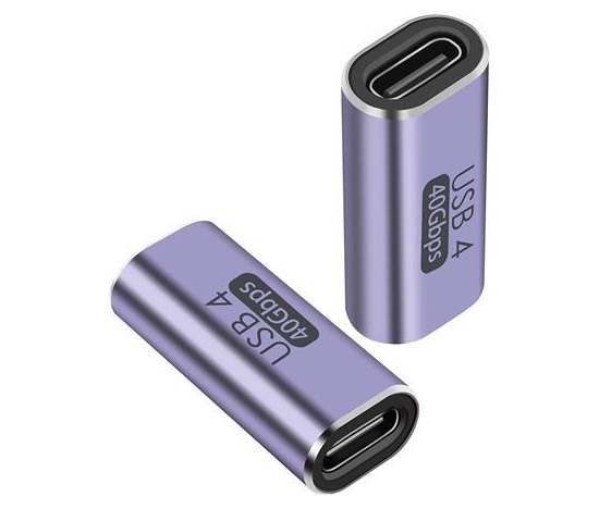 PremiumCord 40Gbps Aluminium USB-C Female - USB-C Female spojka