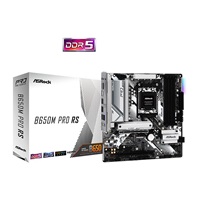 ASRock MB Sc AM5 B650M PRO RS, AMD B650, 4xDDR5, 1xDP, 1xHDMI, mATX