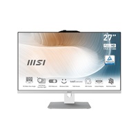 MSI AIO Modern AM272P 12M-470XEU, Intel Core i7-1260P, Chipset SoC, 27" LCD, 1x SODIMM DDR4, 512GB SSD, WI-FI, bílá W11H