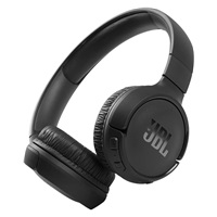 JBL Tune 510BT Black sluchátka na uši, bezdrátová, Bluetooth 5.0, 32 ohm, výdrž až 40 hod, rychlé nabíjení, černá