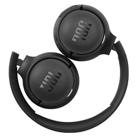 JBL Tune 510BT Black sluchátka na uši, bezdrátová, Bluetooth 5.0, 32 ohm, výdrž až 40 hod, rychlé nabíjení, černá