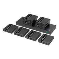 PREMIUMCORD HDMI 1-8 splitter+extender po CAT6/6a/7, UHD 4K@30Hz až na 70m