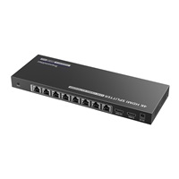 PREMIUMCORD HDMI 1-8 splitter+extender po CAT6/6a/7, UHD 4K@30Hz až na 70m