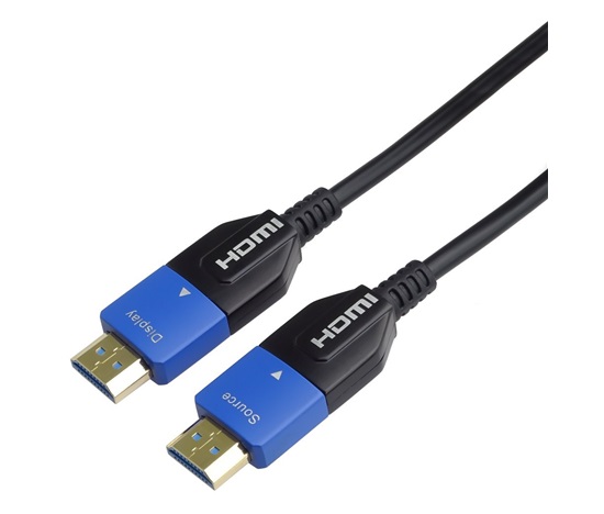 PREMIUMCORD Ultra High Speed HDMI 2.1 optický kabel 8K@60Hz 4K@120Hz 5m zlacený