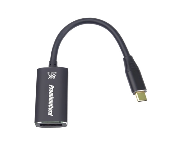 PREMIUMCORD Adaptér USB-C na DisplayPort DP1.4 8K@60Hz a 4k@120Hz