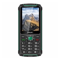 EVOLVEO StrongPhone W4, vodotěsný odolný Dual SIM telefon, černo-zelená
