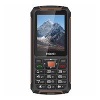 EVOLVEO StrongPhone Z6, vodotěsný odolný Dual SIM telefon, černo-oranžová